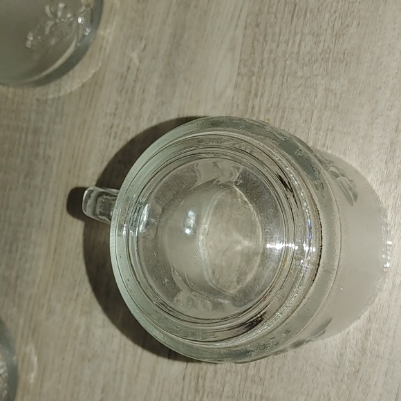 Rare hard to find vintage Kig floral glass mugs - Picture 3 of 3